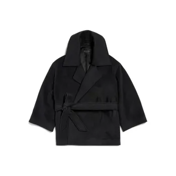 Balenciaga SS25 Jackets Coats Regular Fit Women's Black