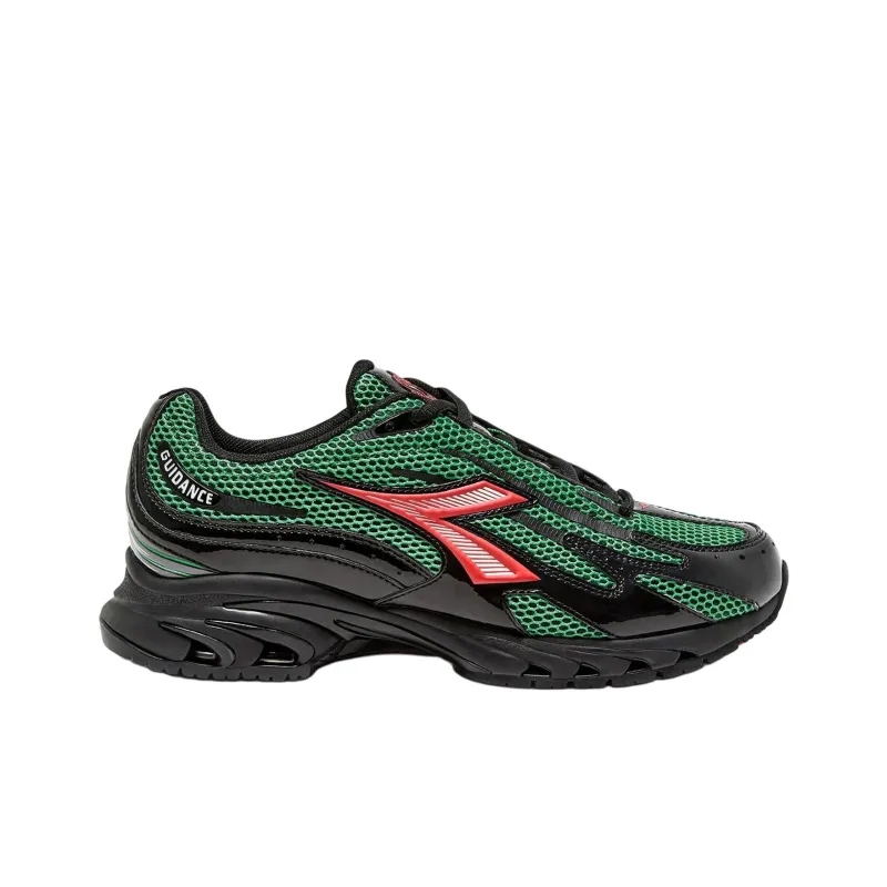 Diadora Anti Slip Wear Resistant Low Top Running Shoes Unisex Green-1