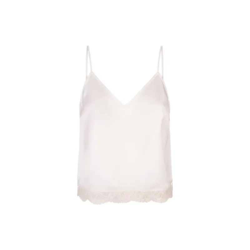 Alexander McQueen V Neck Thin Strap Top-0