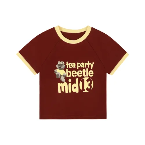 BEETLE TOWN Raglan Sleeve Short Sleeved T Shirt Women's