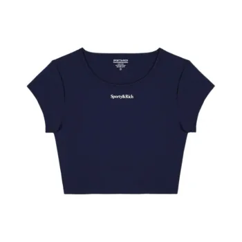 SPORTY & RICH Serif logo Training T shirt