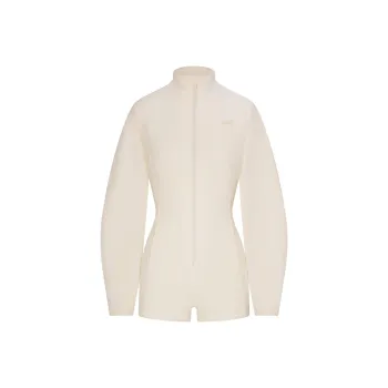 SKIMS FW24 FLEECE LOUNGE ONESIE Jumpsuit Women's ECRU/Natural