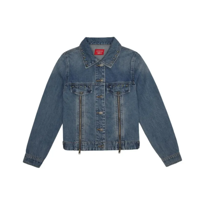 GUESS Jackets Coats Women's Blue-0