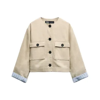 ZARA Jackets Coats Women's Beige