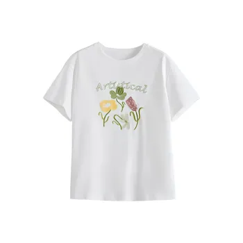 LUYOUYE T Shirts Women's White