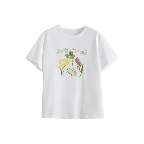 LUYOUYE T Shirts Women's White