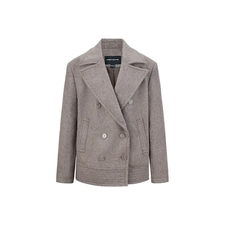 URBAN REVIVO Jackets & Coats Women's Khaki-0