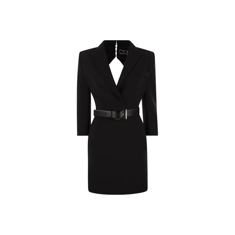 Elisabetta Franchi Cut Out Coat Dress-0