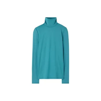 St. John Nuda High-neck Jersey Top