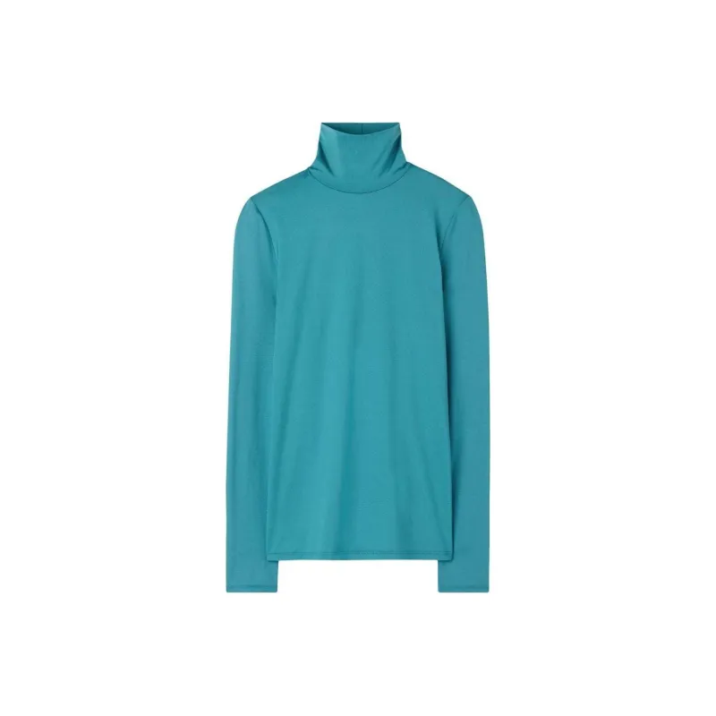 St. John Nuda High-neck Jersey Top-0