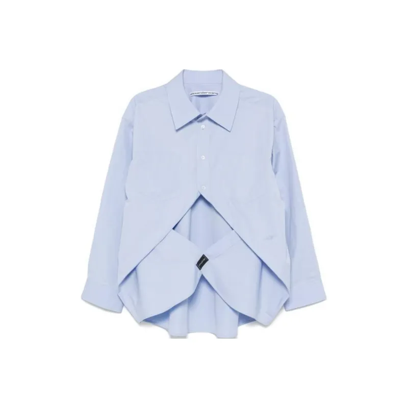 Alexander Wang Split Front Button Up Shirt-0