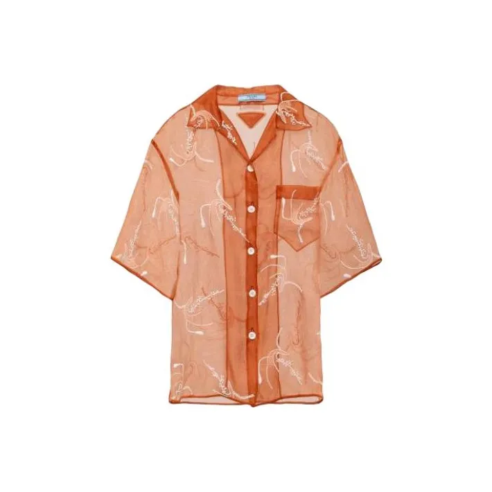 PRADA Shirts Women's Orange-0