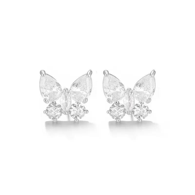 Clect Eco Friendly Alloy Stud Earrings Women's-0