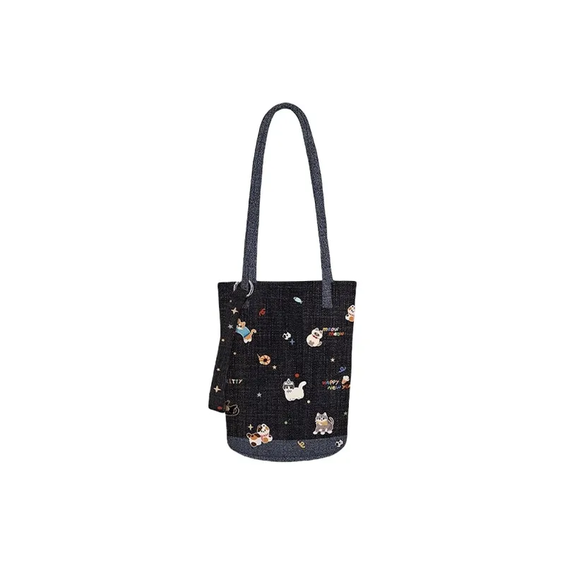 AOSONG Suede Technology Fabric Crossbody Bag, Shoulder Bag Women's Black-0