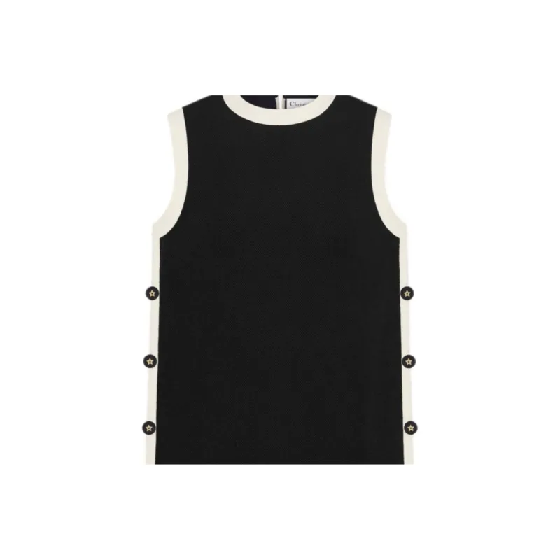 DIOR Dioriviera Limited Collection Sleeveless Dress Women's Black-2