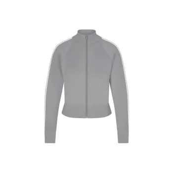 SKIMS TRACK ZIP UP JACKET Jackets Coats Women's PACIFIC/Pacific Blue