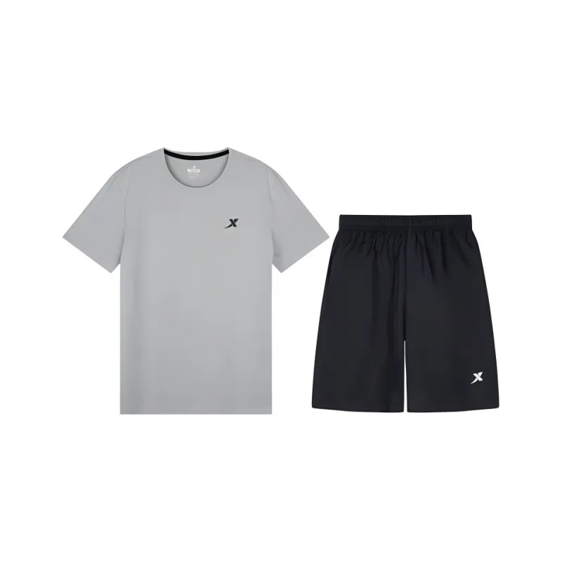 XTEP Casual Sportswear Men's City Solitude Gray+Black-0