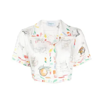 CASABLANCA FW23 Shirt Women's White