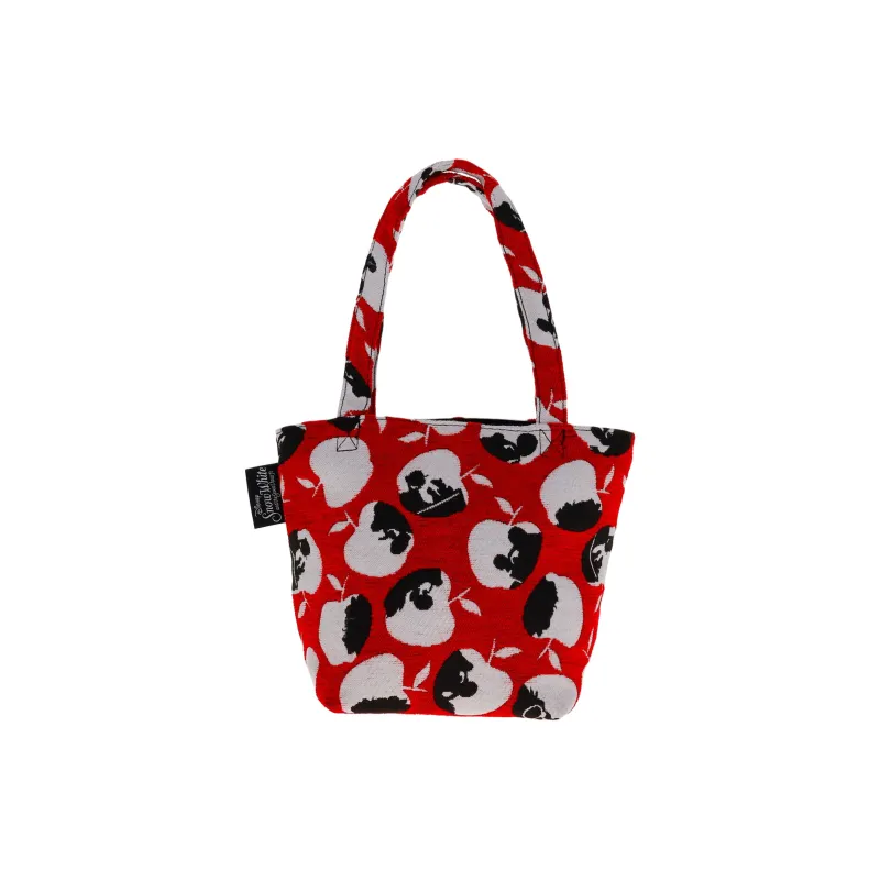 Disney Polyester Tote Bag, Shopping Bag, Handbag Mini Women's Red-1