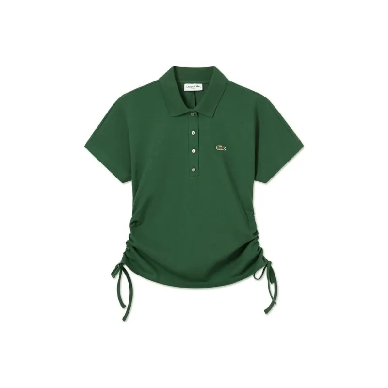 LACOSTE SS25 Polo Shirt Women's Crocodile Green-0