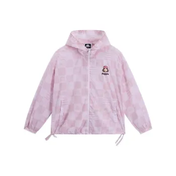 Kappa Jacket Women's Light Blue Blossom Pink Print