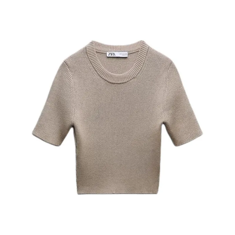 ZARA Knitwear Women's Dark Taupe-0