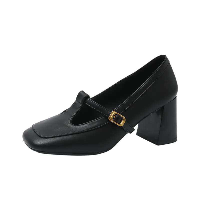 GEJIANI Chunky Heel High Heels Women's-5