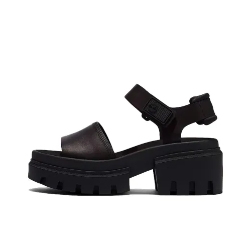 Timberland Everleigh Beach Sandals Women's Black