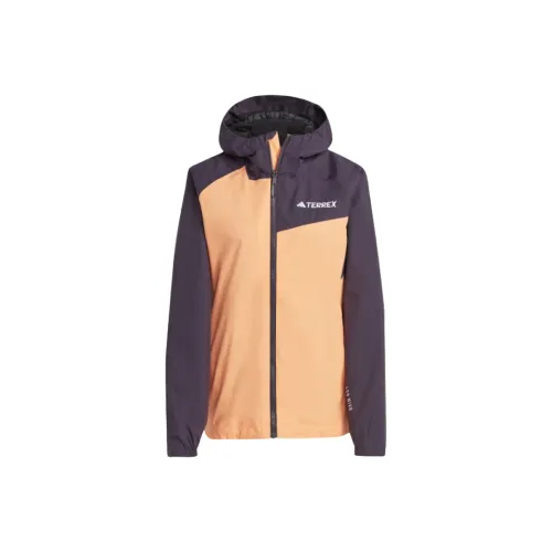 Adidas ULT TERREX MULTI 2L RAIN.RDY didnt jackets Coats Women's Amber/Aurora Black