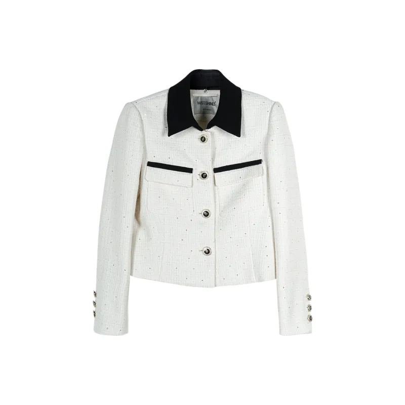 MISSSHINE Jackets Women's White-0