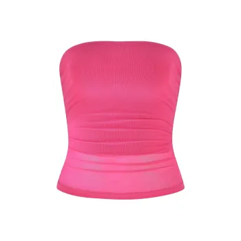 Tiger Mist HARRIETT TUBE TOP Strapless Top Women's Pink