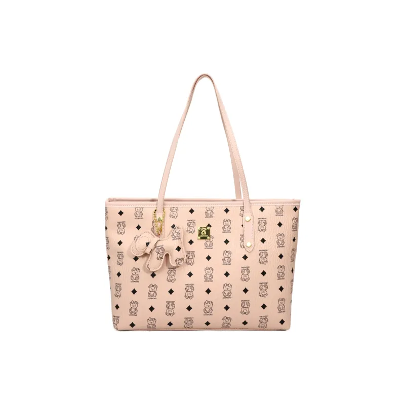 Miss Angel PU Shopping Bag, Tote Bag, Handbag, Shoulder Bag Women's White, Beige, Pink, Brown, Black, Coffee-12