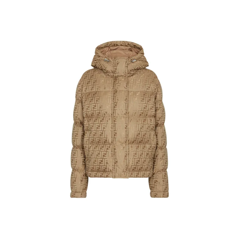 FENDI Logo Detailed Padded Jacket-0
