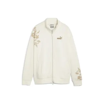 PUMA ESSENTIALS+ FLORAL VIBES Track Jacket FL Sweatshirt Women's White
