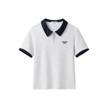  CHOCOOLATE Polo Shirt Women's GYL/Heather Gray