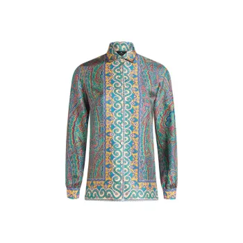 ETRO Paisley print Silk Shirt
