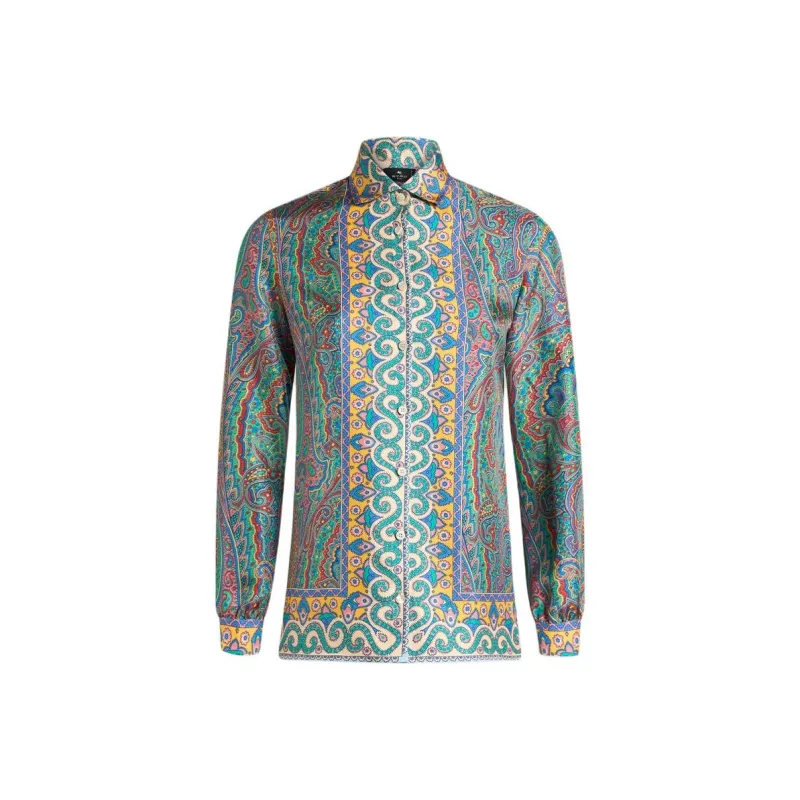 ETRO Paisley print Silk Shirt-0