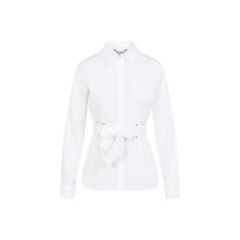 MaxMara Juglas Belted Button Up Shirt