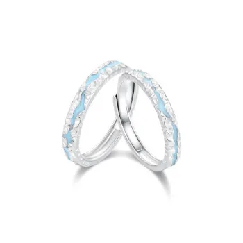 FOREVER MELODY 925 Sterling Silver Rings Unisex