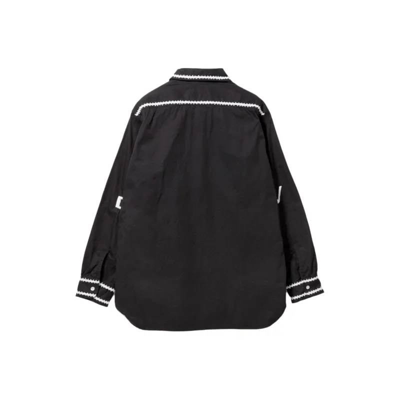 Needles Nomarhythm Textile Collaboration Shirts Unisex Black-1
