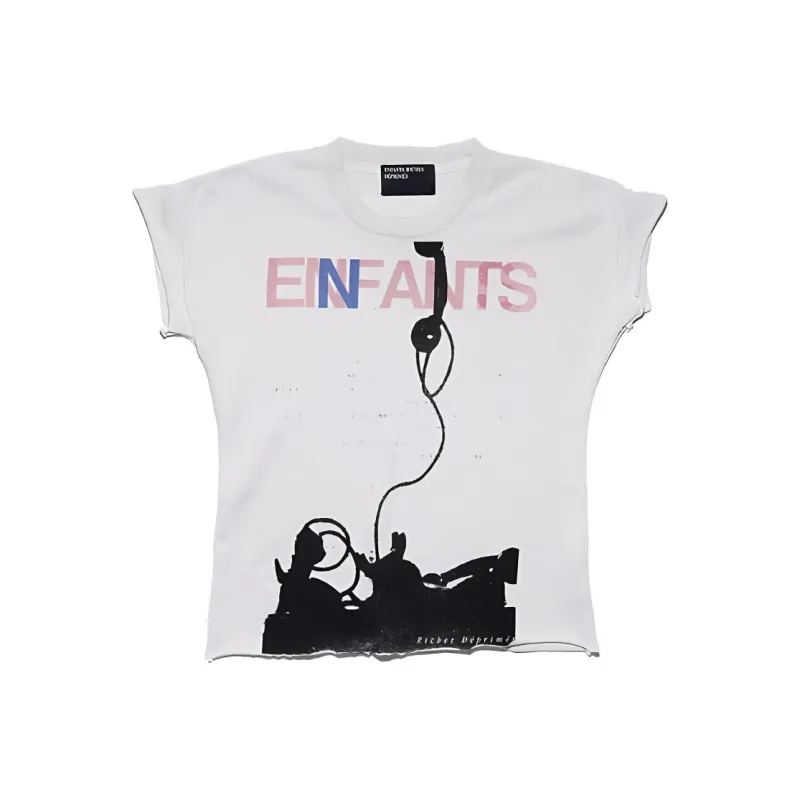 ENFANTS RICHES DEPRIMES T Shirt Women's White-0