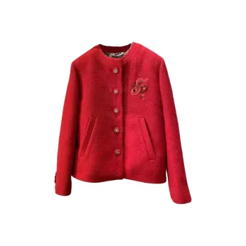 GUCCI SS25 Jackets Coats Women's Red