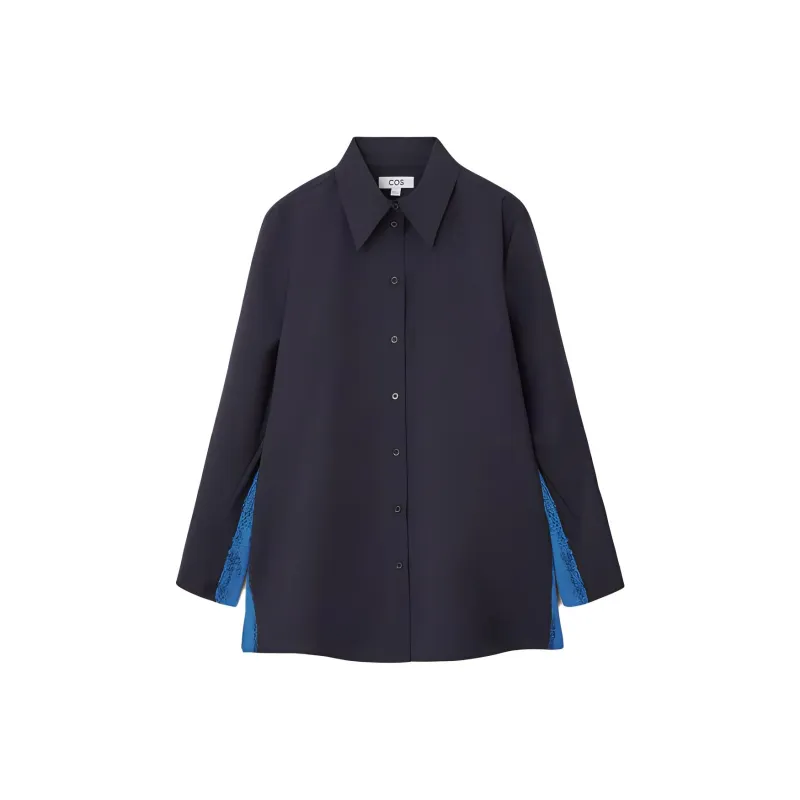 COS Shirts Women's Navy Blue-0