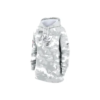Nike Tampa Bay Buccaneers Salute To Service Primary Edge Club Women's Nike Nfl Pullover Hoodie