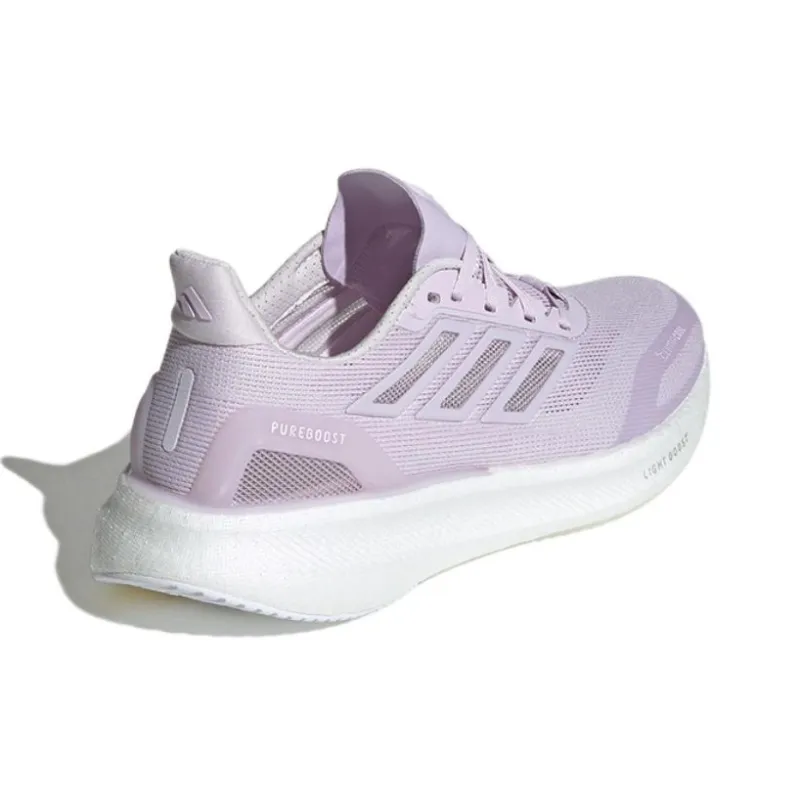 Adidas Pureboost Anti Slip Wear Resistant Low Top Running Shoes Women's Purple-4