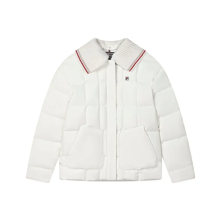 FILA Down Jacket Women's Steam White-0
