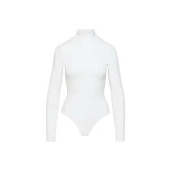 ARITZIA Contour Turtleneck Lonasleeve Bodysuit Bodysuits Women's Bright White/Bright White