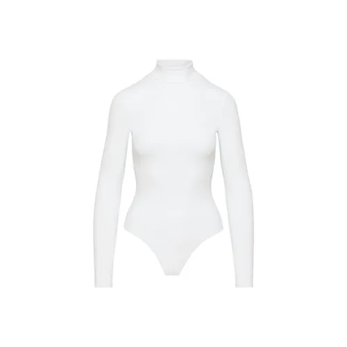 ARITZIA Contour Turtleneck Lonasleeve Bodysuit Bodysuits Women's Bright White/Bright White