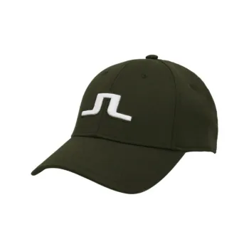 J.Lindeberg Polyester, Elastane Baseball Caps Men's Dark Green