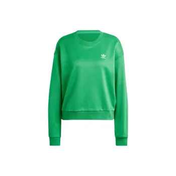 Adidas Originals Adicolor Trefoil Cropped Sweater Sweatshirt Women's Green